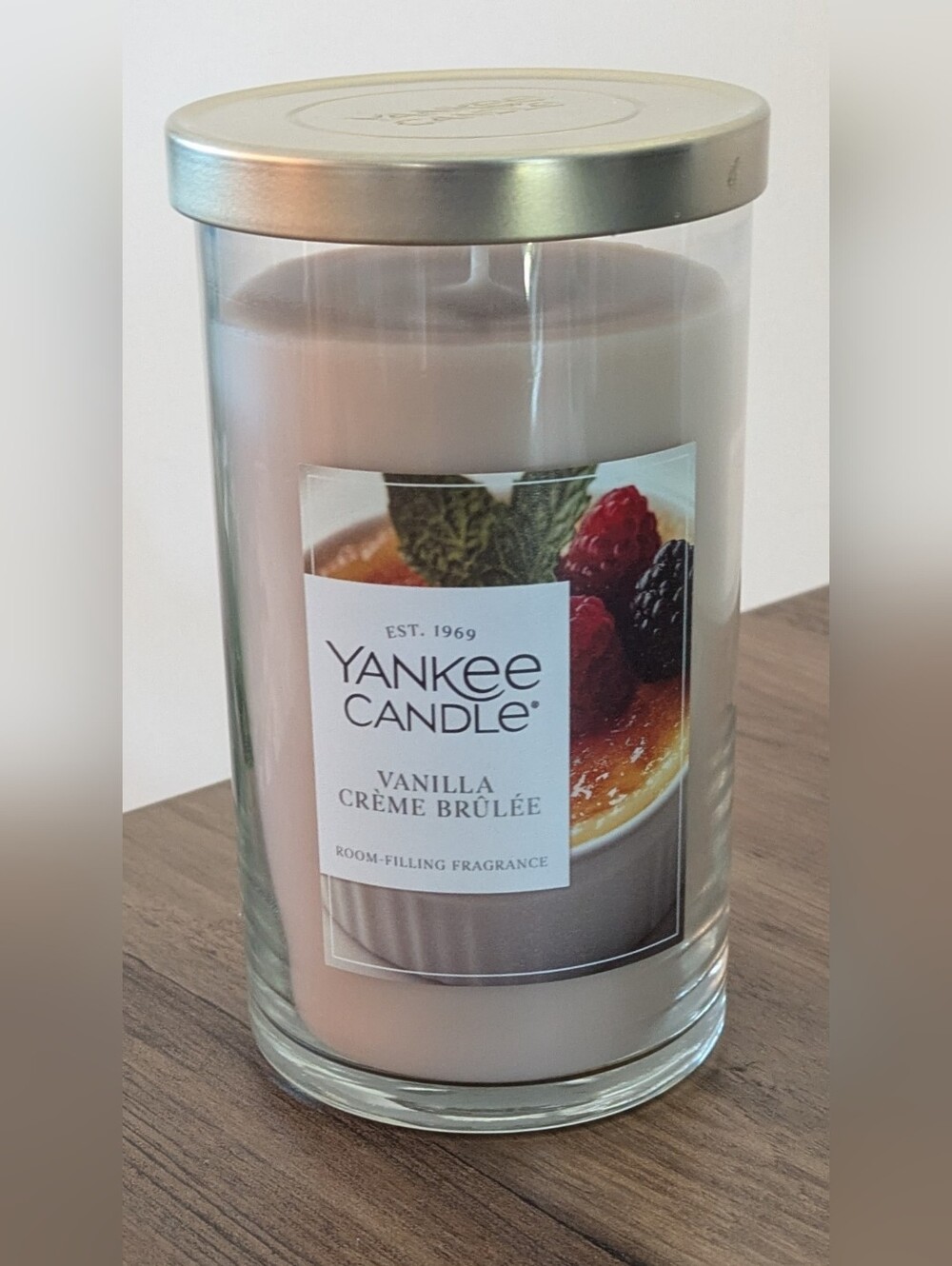 Yankee Candle Vanilla Crème Brûlée Glass Jar Candle
